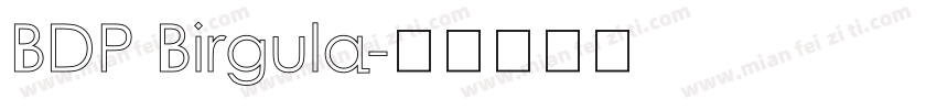BDP Birgula字体转换